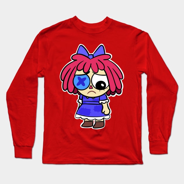 The sad Girl Long Sleeve T-Shirt by rollout578